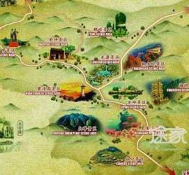 固安景点地图(长沙景点地图)